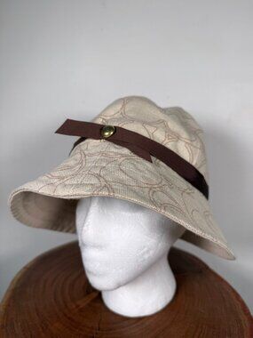 Coach Signature Monogram Bucket Hat